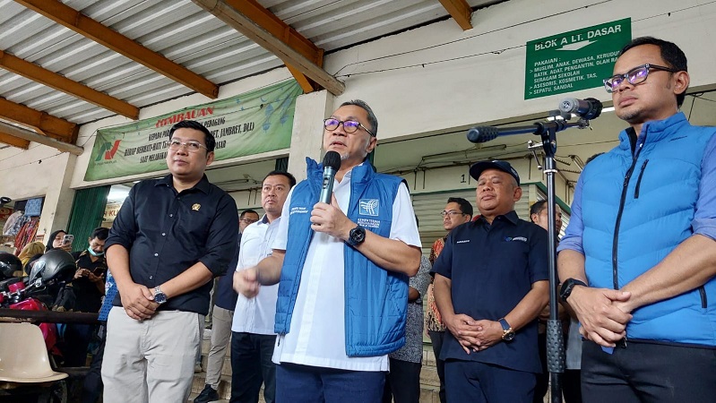 Keliling Pasar di Bogor, Mendag Zulhas Temukan Harga Beras Premium Masih Tinggi