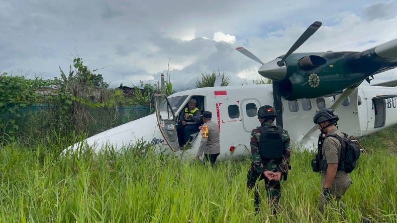 Polisi: Tidak Ada Korban akibat Pesawat Rimbun Air Tergelincir di Dogiyai