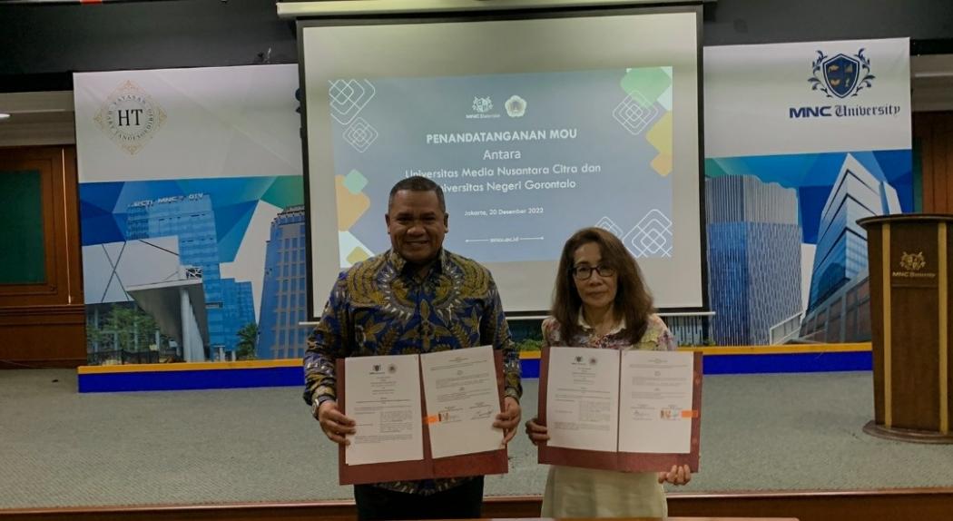 MNC University Jalin Kerja Sama dengan Universitas Negeri Gorontalo
