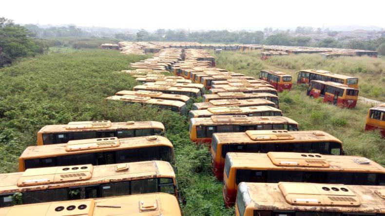Ini Kuburan Bus Terbesar di Indonesia, Produksi Perusahaan yang Pailit?