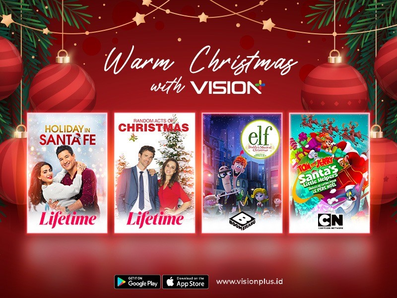 Rayakan Natal Penuh Kehangatan, Saksikan Holiday in Santa Fe hingga Elf: Buddy’s Musical Christmas di Vision+