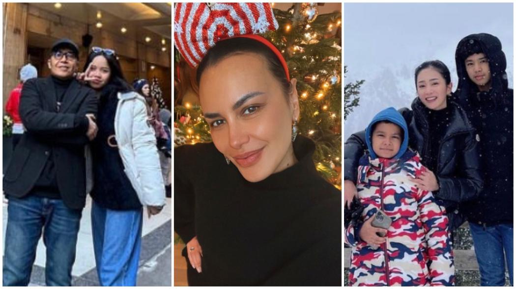 5 Gaya Artis Indonesia Rayakan Natal di Luar Negeri, Ada yang Pulang Kampung ke Jerman