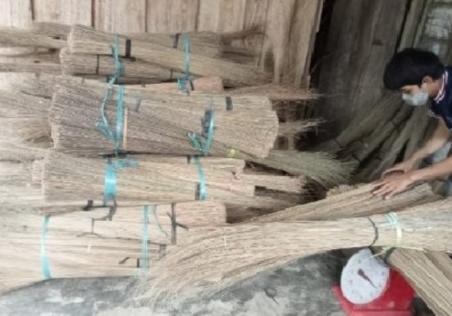 26 Ton Produk Lidi Asal Banten Diekspor ke India