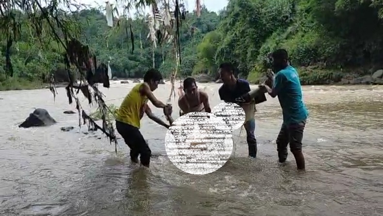 Pemancing Apes Bukan Dapat Ikan Justru Temukan Mayat di Sungai Cicatih Cibadak Sukabumi 