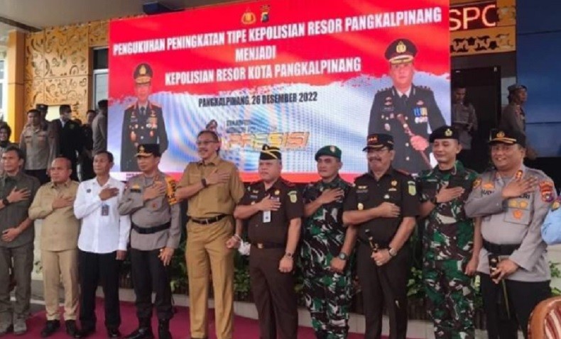 Naik Status, Polres Pangkalpinang Resmi Jadi Polresta