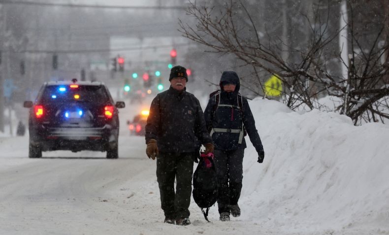 Badai Musim Dingin Mengganas, Joe Biden Umumkan Keadaan Darurat di New York