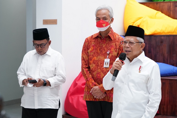 Resmikan 6 PLUT KUMKM, Wapres Ma'ruf Amin: Akselerator Tumbuh Kembang Koperasi dan UMKM