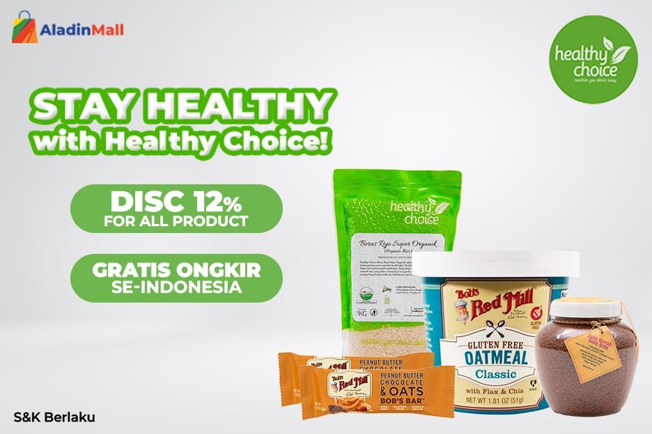 Yuk Upgrade Lifestyle Jadi Lebih Sehat dengan Produk Ini, Mumpung Ada Diskon + Gratis Ongkir di AladinMall!