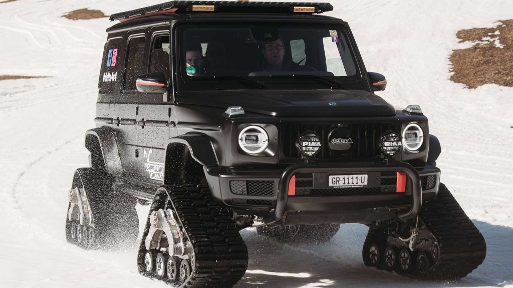 Mercedes-Benz G 500 Dimodifikasi seperti Tank, Bisa Terabas Jalan Bersalju