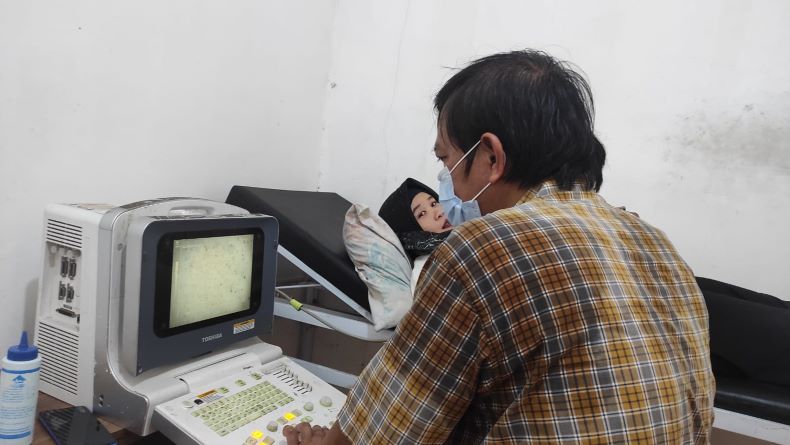 Partai Perindo Adakan Pemeriksaan USG Gratis dan Pembagian Paket Sembako di Bangka Barat
