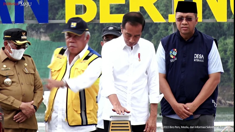 Pembangunan Bendungan Beringin Sila Sumbawa Habiskan Dana Rp1,7 Triliun, Ini Kata Jokowi