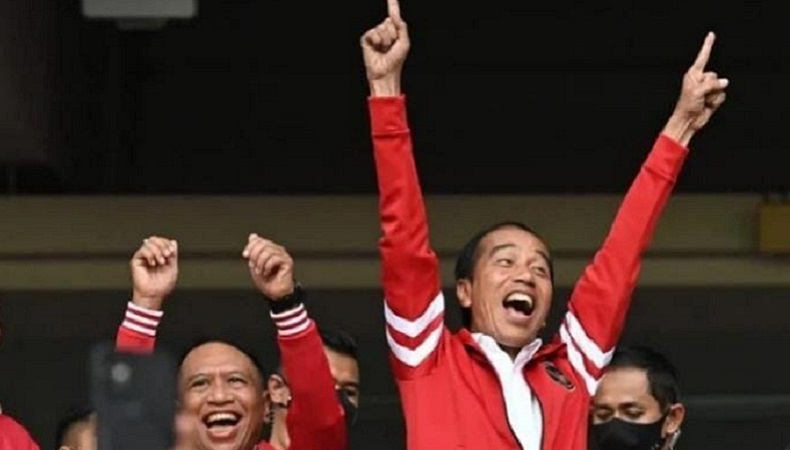 Jokowi : Timnas Indonesia Telah Berjuang Keras, Semoga Melaju ke Final Piala AFF 2022