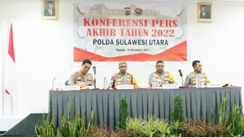 Kaleidoskop 2022 : Tren Kriminalitas di Sulawesi Utara Naik 22 Persen