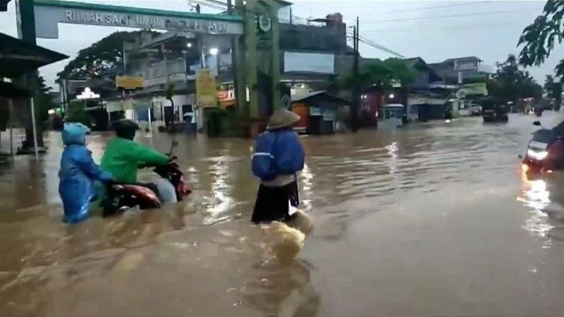 Sungai Silugonggo Juwana Meluap, 6 Kecamatan di Pati Kebanjiran
