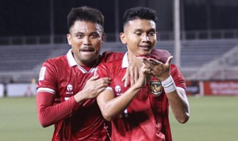 Nadeo Cedera, Indonesia Unggul 2 Gol vs Filipina di Babak Pertama Piala AFF 2022