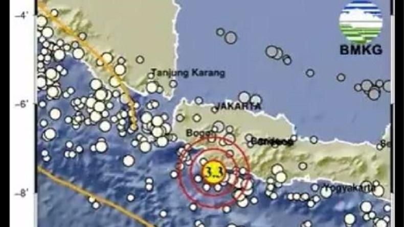 Gempa Terkini Magnitudo 3,3 Guncang Sukabumi