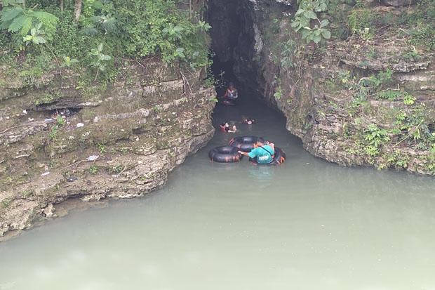 Sepi, Tak Banyak Wisatawan yang Melirik Gua Pindul Selama Nataru 
