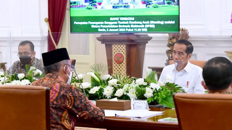 Presiden Jokowi Imbau Pemda-pemda Tiru Sumedang Atasi Stunting