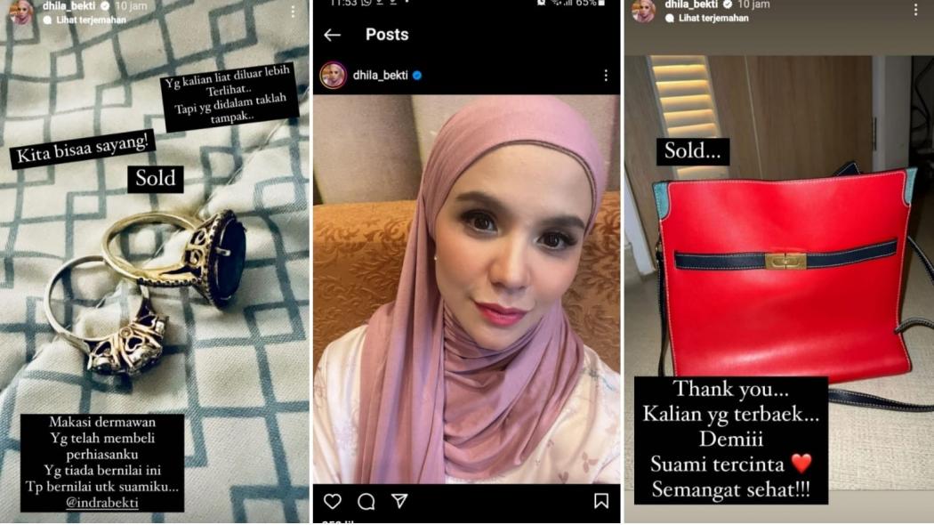 Jual Perhiasan Demi Biaya Pengobatan Suami, Istri Indra Bekti Sindir Netizen Unggah Kalimat Ini