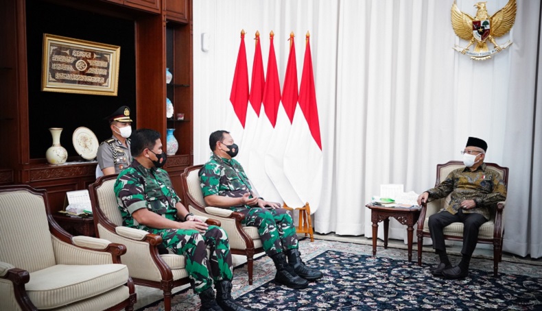 Wapres Instruksikan Panglima TNI Laksamana Yudo Gunakan Strategi Defensif Aktif Amankan Papua