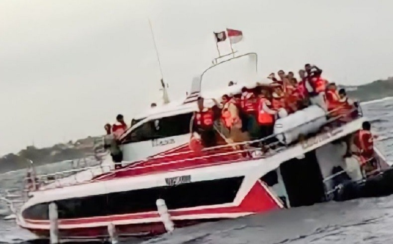 Penyebab Fast Boat Nusa Penida-Sanur Tenggelam, Terjadi Kebocoran Lambung Kapal