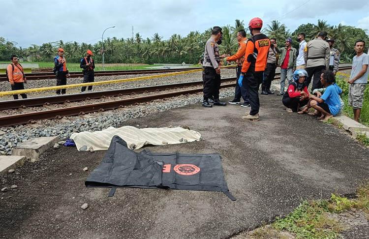 Tragis, Kakek di Kulonprogo Tewas Tertabrak Kereta Api 