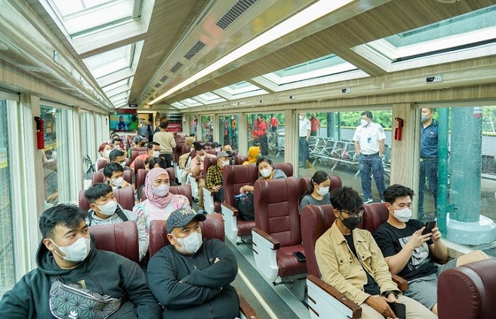 Kereta Panoramic Tinggi Peminat Sejak Beroperasi, KAI: Okupansi 85 Persen per Hari  