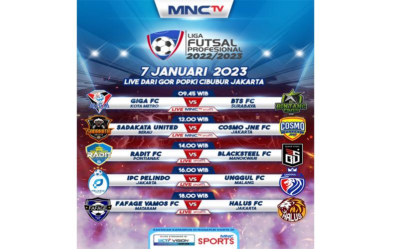 Liga Futsal Profesional 2022/2023 Mulai Bergulir Akhir Pekan Ini, Live di MNCTV