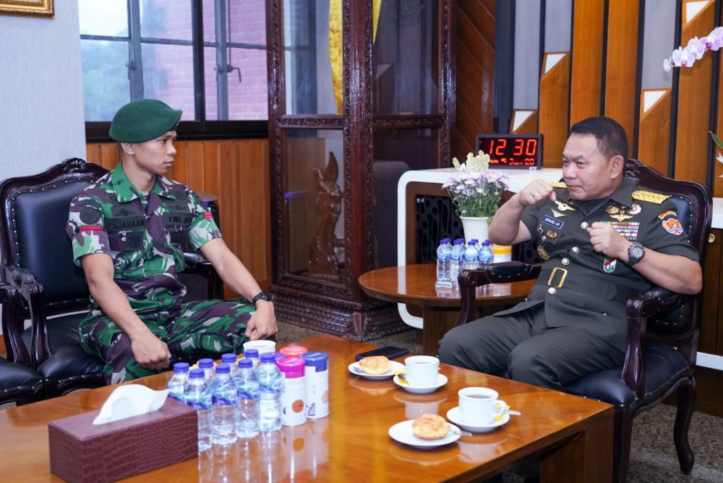 Pratu Ronal Siahaan Ikut Seleksi MMA di AS, Jenderal Dudung Beri Dukungan