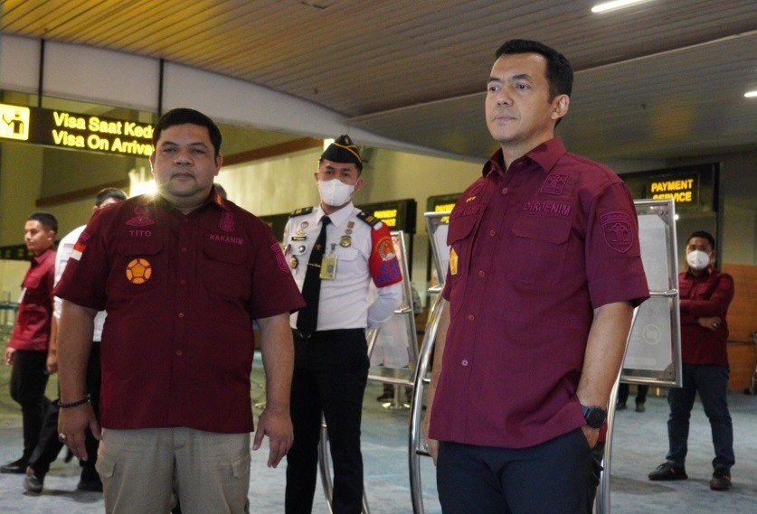 Baru Dilantik, Dirjen Imigrasi Cek Jalur Visa Elektronik di Bandara Soetta