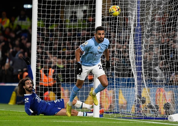 Hasil Chelsea Vs Man City: Gol Tunggal Mahrez Bungkam The Blues di Kandang