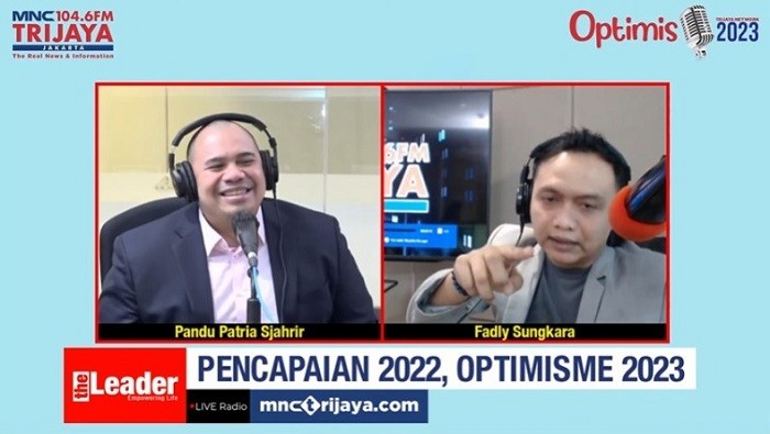 Pesan Optimis 2023 Trijaya FM, Pandu Sjahrir: Fokus pada Eksekusi  