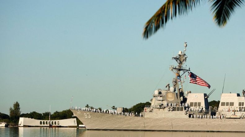 Kapal Perang AS Berlayar Lintasi Selat Taiwan Lagi, Bikin Panas China