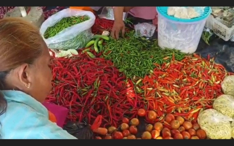 Pedas! Harga Cabai Tembus Rp100.000 di Kabupaten OKI Sumsel