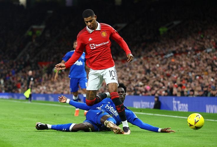 Hasil Piala FA: Marcus Rashford On Fire, Man United Hajar Everton
