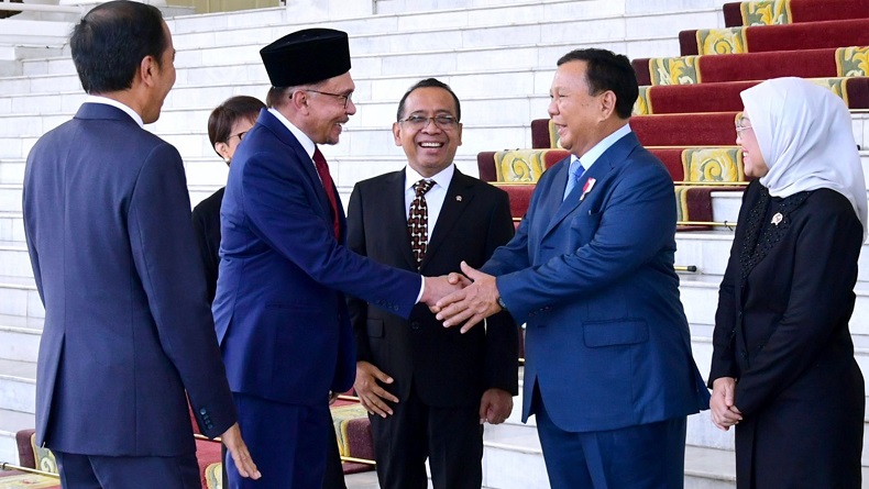 Foto Bersama PM Malaysia Anwar Ibrahim, Prabowo Didoakan Warganet Jadi Presiden