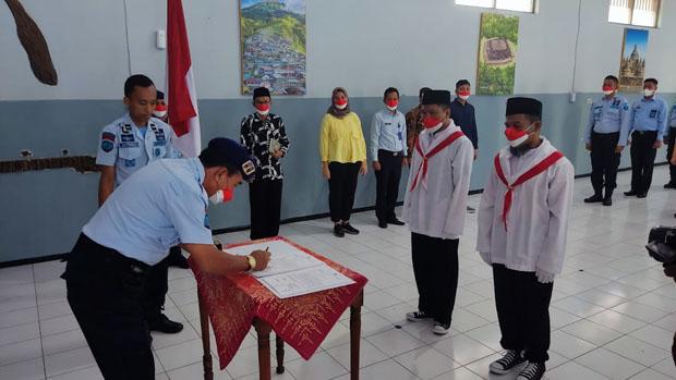 2 Napiter Lapas Magelang Ucapkan Ikrar Setia NKRI