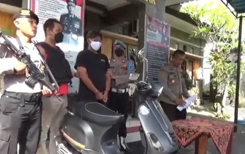 Aksi Nekat Pelajar Gianyar Curi Motor di Kondangan, Kunci Masih Nyantol