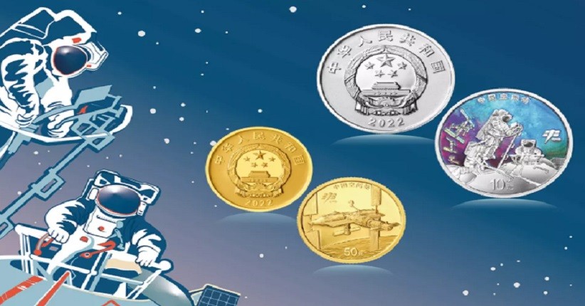 Stasiun Luar Angkasa Rampung, China Keluarkan Koin Emas dan Perak untuk Perayaan