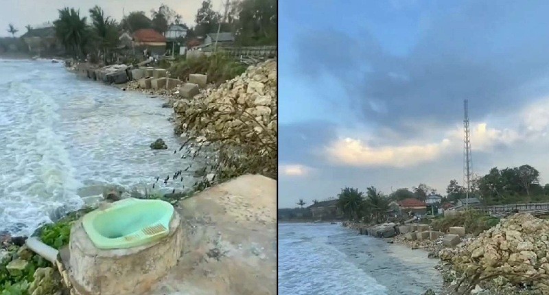 Viral, Ada Kloset di Pinggir Pantai, Netizen: Menyatu dengan Alam