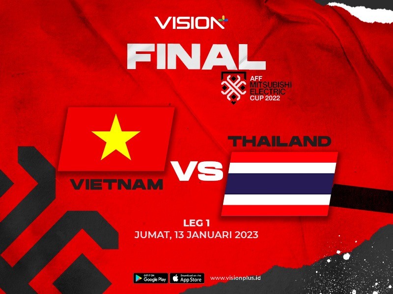 Nonton Final AFF Mitsubishi Electric Cup 2022: Vietnam vs Thailand di Vision+