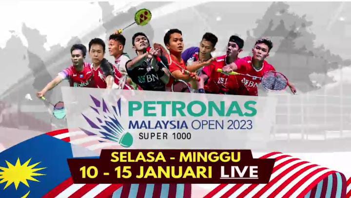 Saksikan Aksi Wakil Indonesia di Babak 16 Besar Malaysia Open 2023 Hari Ini, LIVE iNews