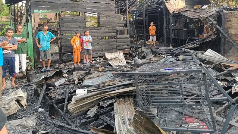 7 Rumah di Banjarmasin Kebakaran, 1 Orang Tewas