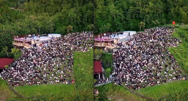 Ratusan Remaja Penuhi Bukit Paralayang untuk Lihat Sunset, Ternyata seperti Ini Keindahannya! 