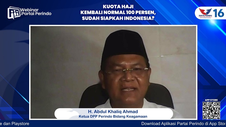 Partai Perindo: Pelaksanaan Haji 2023 Harus Dipersiapkan secara Matang