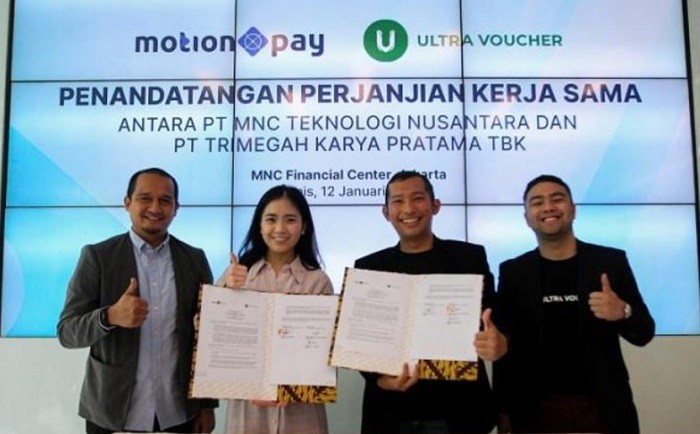 Manjakan Konsumen, MotionPay Gandeng Ultra Voucher
