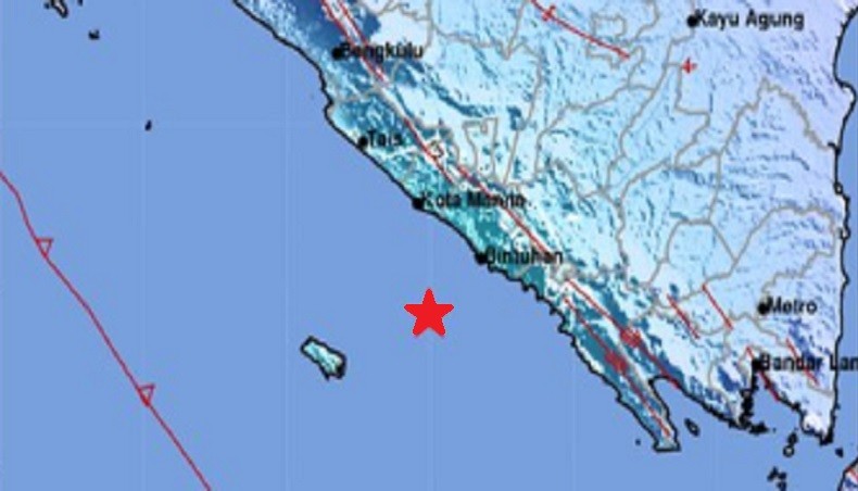 BMKG: Gempa Bengkulu Sabtu Pagi Tak Berpotensi Tsunami