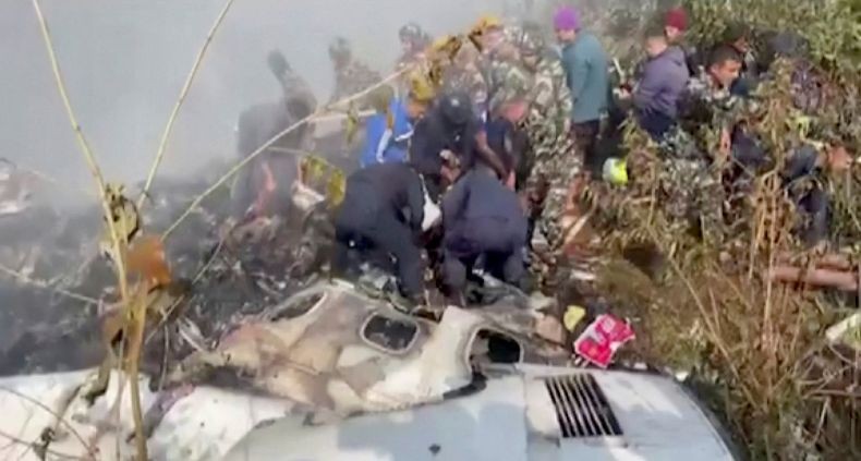 Pesawat Jatuh di Nepal, 40 Jenazah Ditemukan