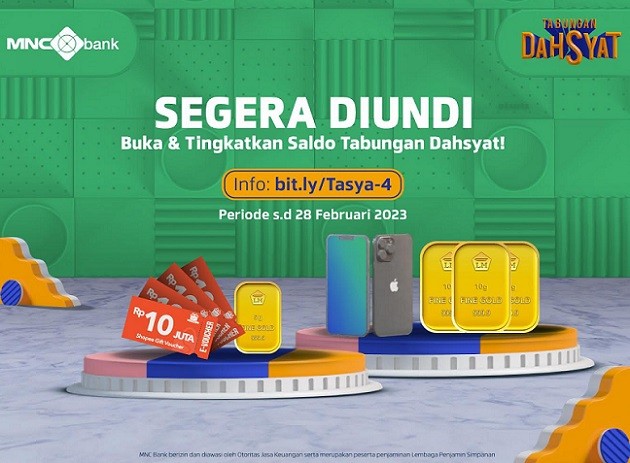 Siap-Siap, Undian Tabungan Dahsyat MNC Bank Sebentar Lagi 