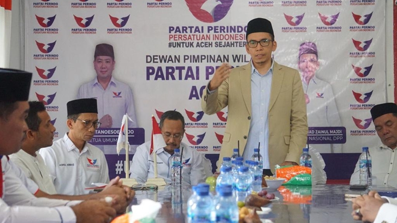 Pesan TGB Zainul Majdi ke Kader Perindo Aceh: Jangan Habiskan Energi Merespons Hambatan
